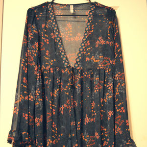 Women's floral blouse